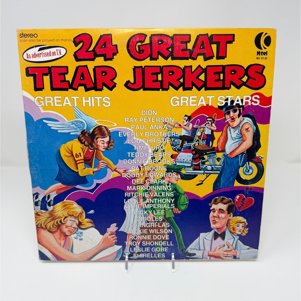 K-Tel 24 Great Tear Jerkers 1976 Various Artists NU 9130 Vinyl LP Compilation
